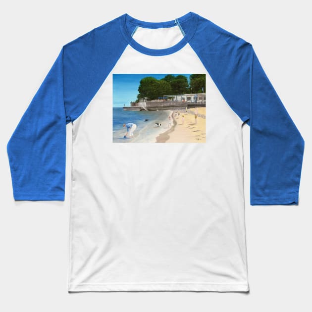 Another day At the Beach, Ryde Baseball T-Shirt by richardpaul